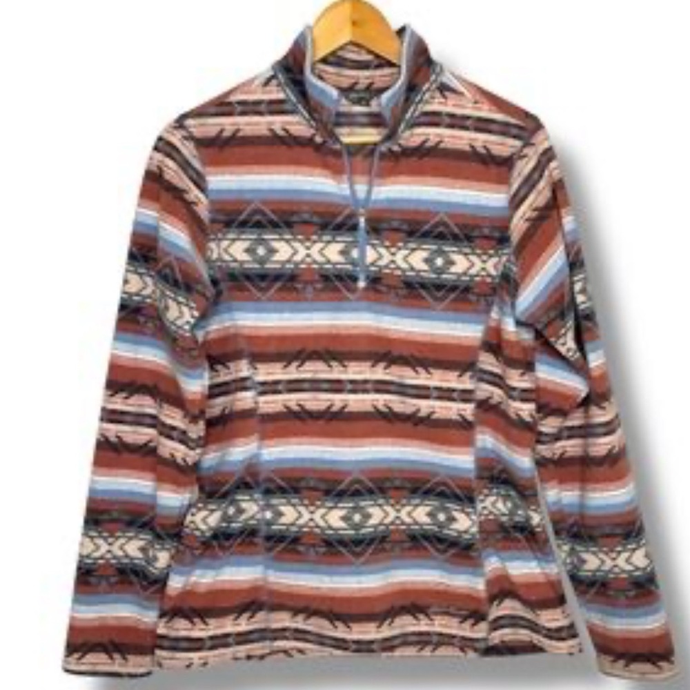 Eddie Bauer Aztec Pattern Pullover